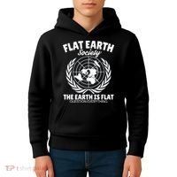 Flat Earth Society Flat Earther Kids Hoodie thumb 4