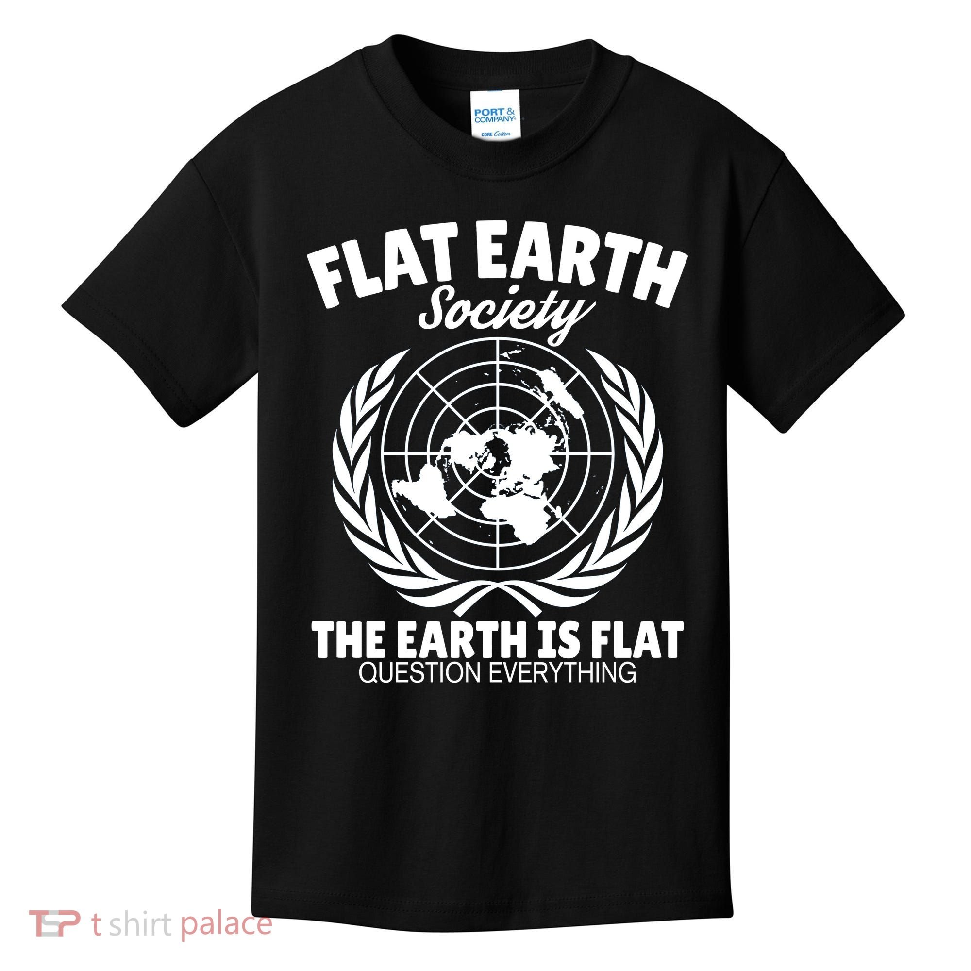 Flat Earth Society Flat Earther Kids T-Shirt