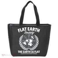 Flat Earth Society Flat Earther Tote Bag thumb 0