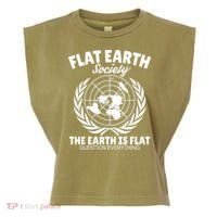 Flat Earth Society Flat Earther Garment-Dyed Women's Muscle Tee thumb 0