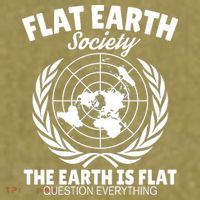 Flat Earth Society Flat Earther Garment-Dyed Women's Muscle Tee thumb 6