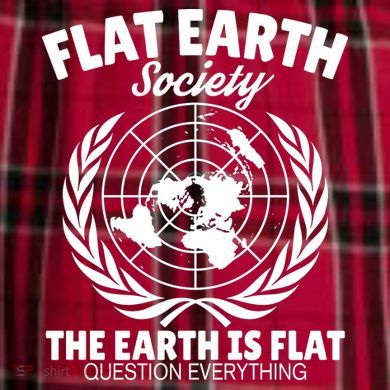 Flat Earth Society Flat Earther Men's Flannel Plaid Pajama Pants