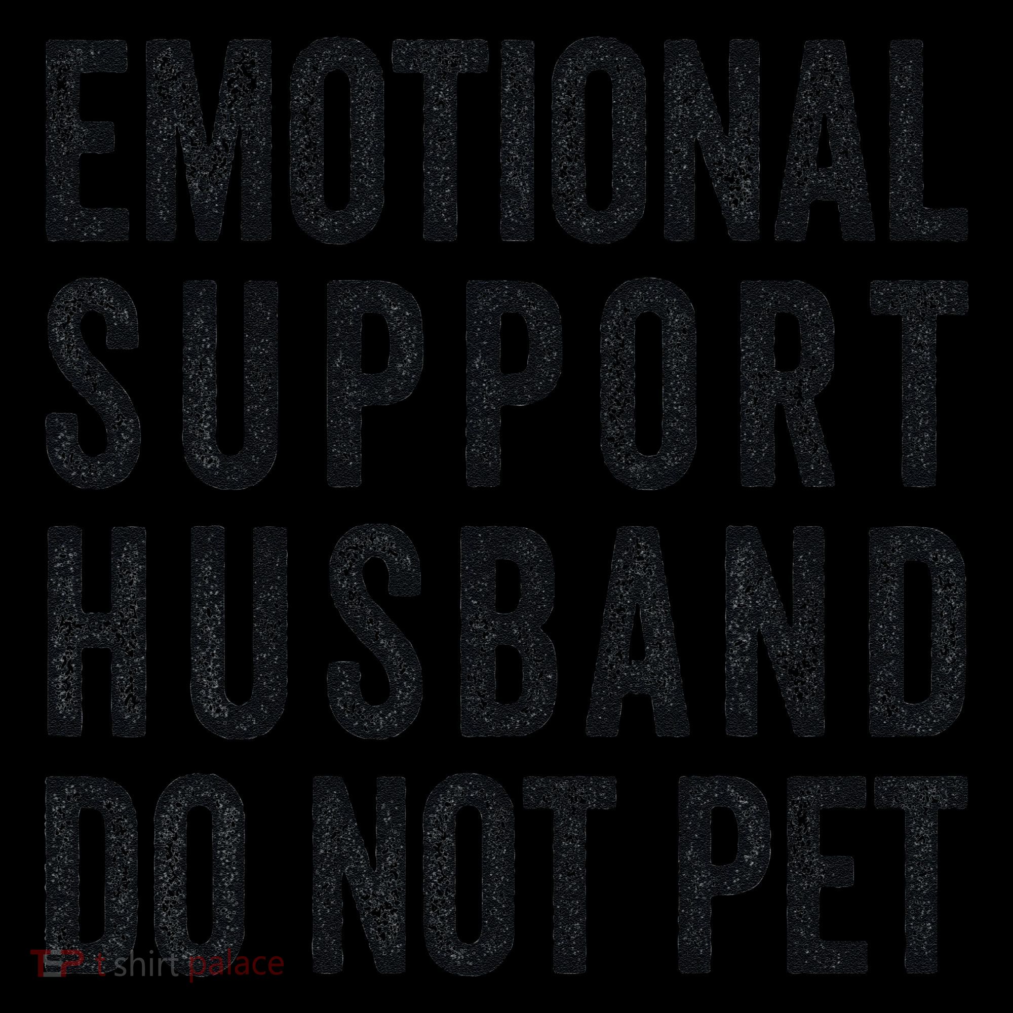 Funny Emotional Support Husband Do Not Pet Retro Husbands Coffee Mug