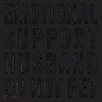 Funny Emotional Support Husband Do Not Pet Retro Husbands Hat thumb 2