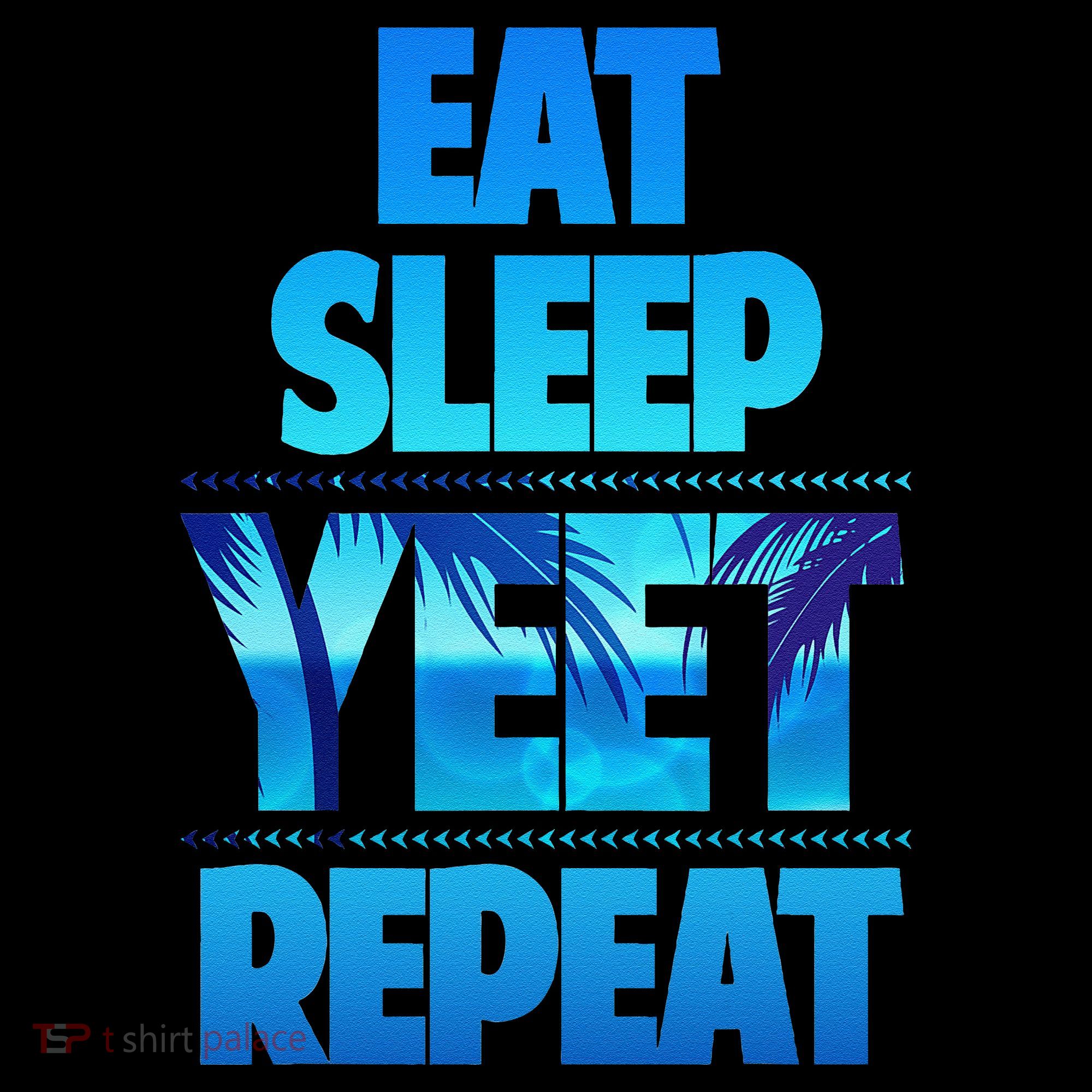 Funny Eat Sleep Yeet Repeat Vintage Gift T-Shirt