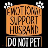 Funny Emotional Support Husband Do Not Pet Coaster thumb 2