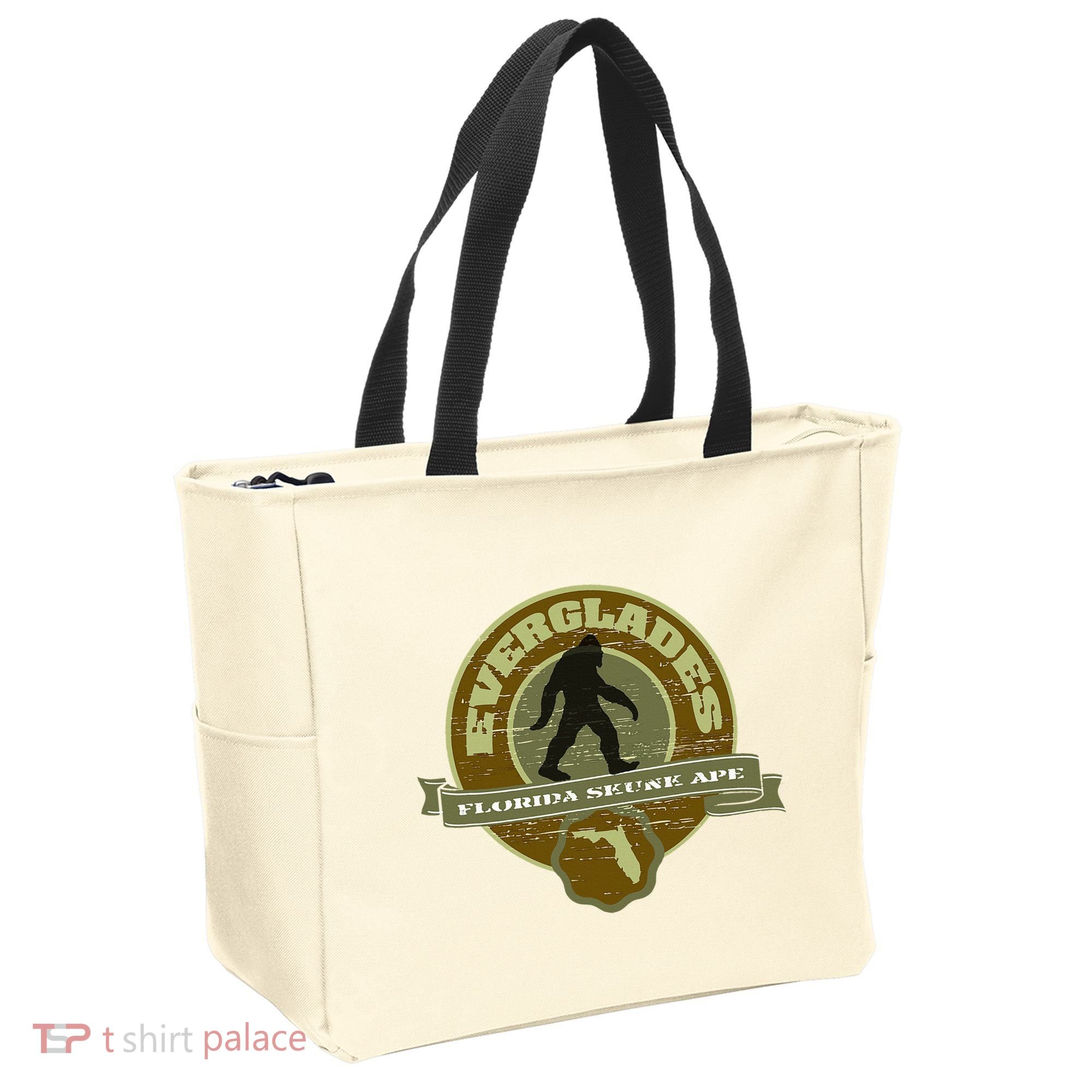Florida Everglades Skunk Ape Tote Bag