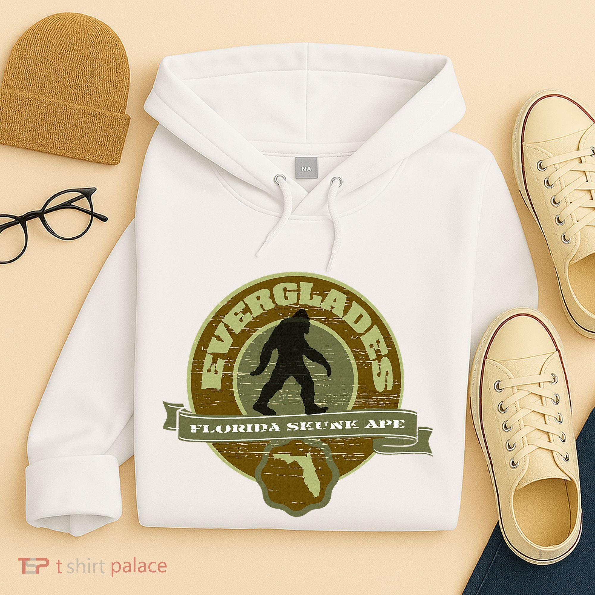 Florida Everglades Skunk Ape Hoodie