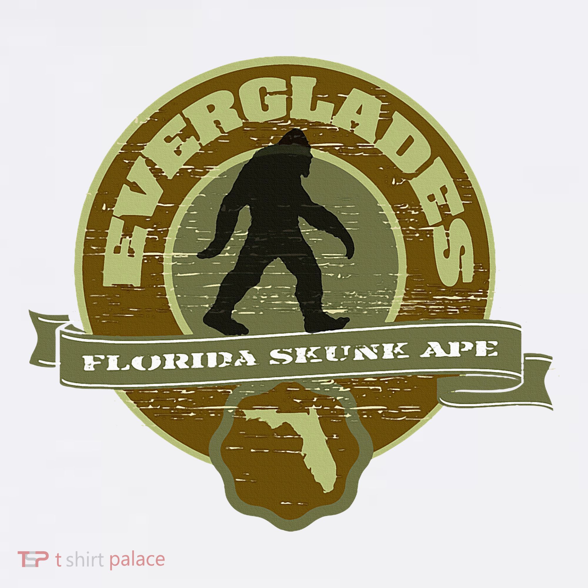 Florida Everglades Skunk Ape Sweatshirt