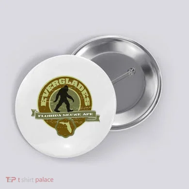 Florida Everglades Skunk Ape Button