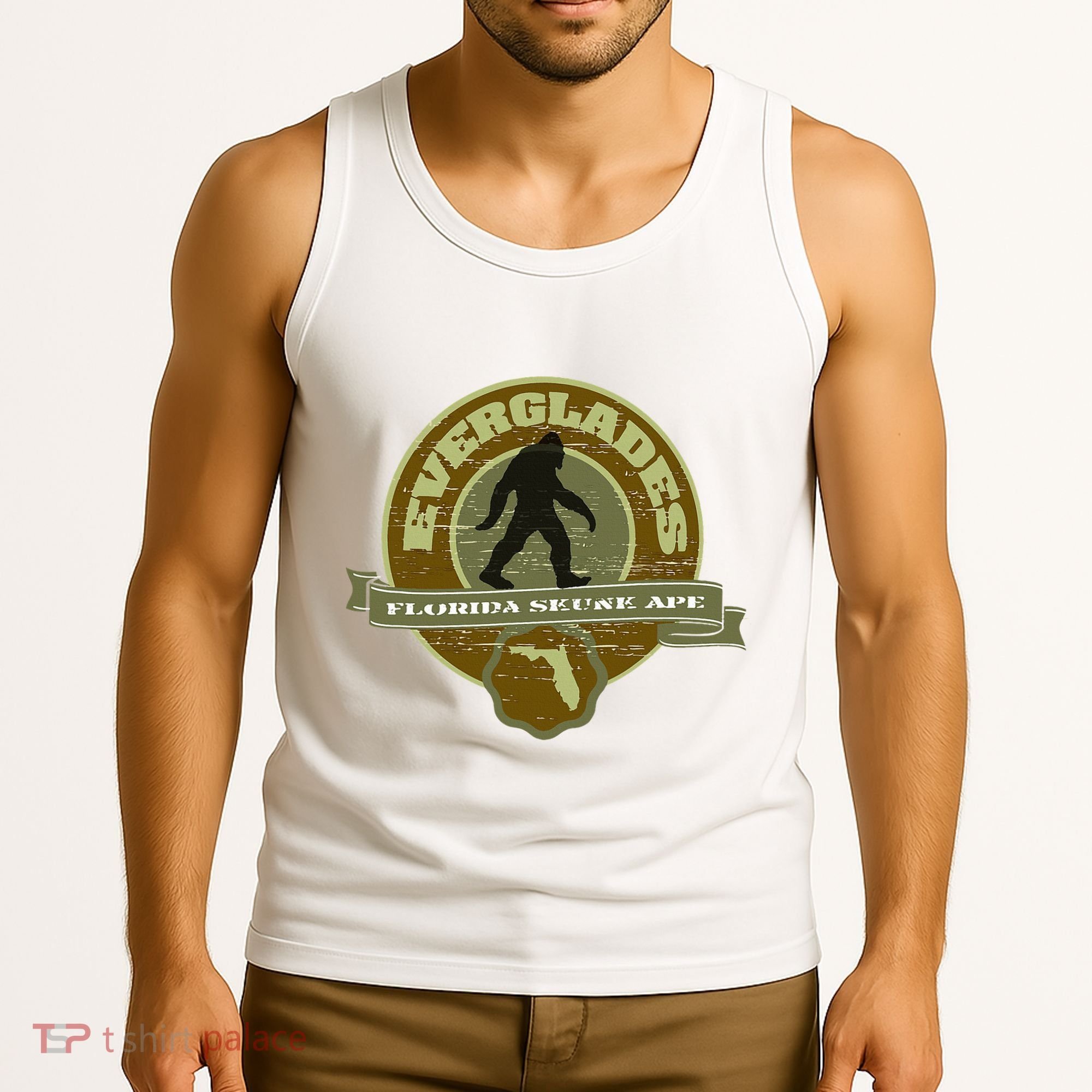 Florida Everglades Skunk Ape Tank Top