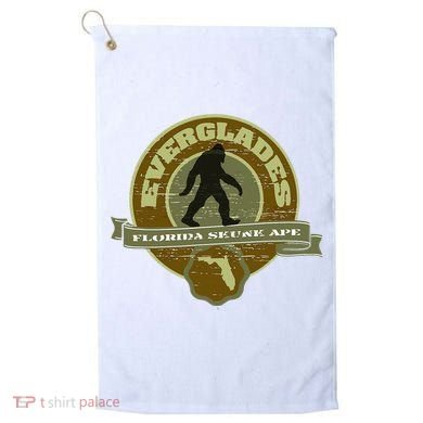 Florida Everglades Skunk Ape Golf Towel