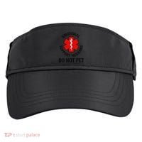 Funny Emotional Support Husband Do Not Pet Saying Adult Drive Performance Visor thumb 0