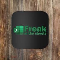 Funny Excel Sheets Freak In The Excel Sheets Coaster thumb 0