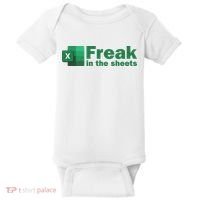 Funny Excel Sheets Freak In The Excel Sheets Baby Bodysuit thumb 0