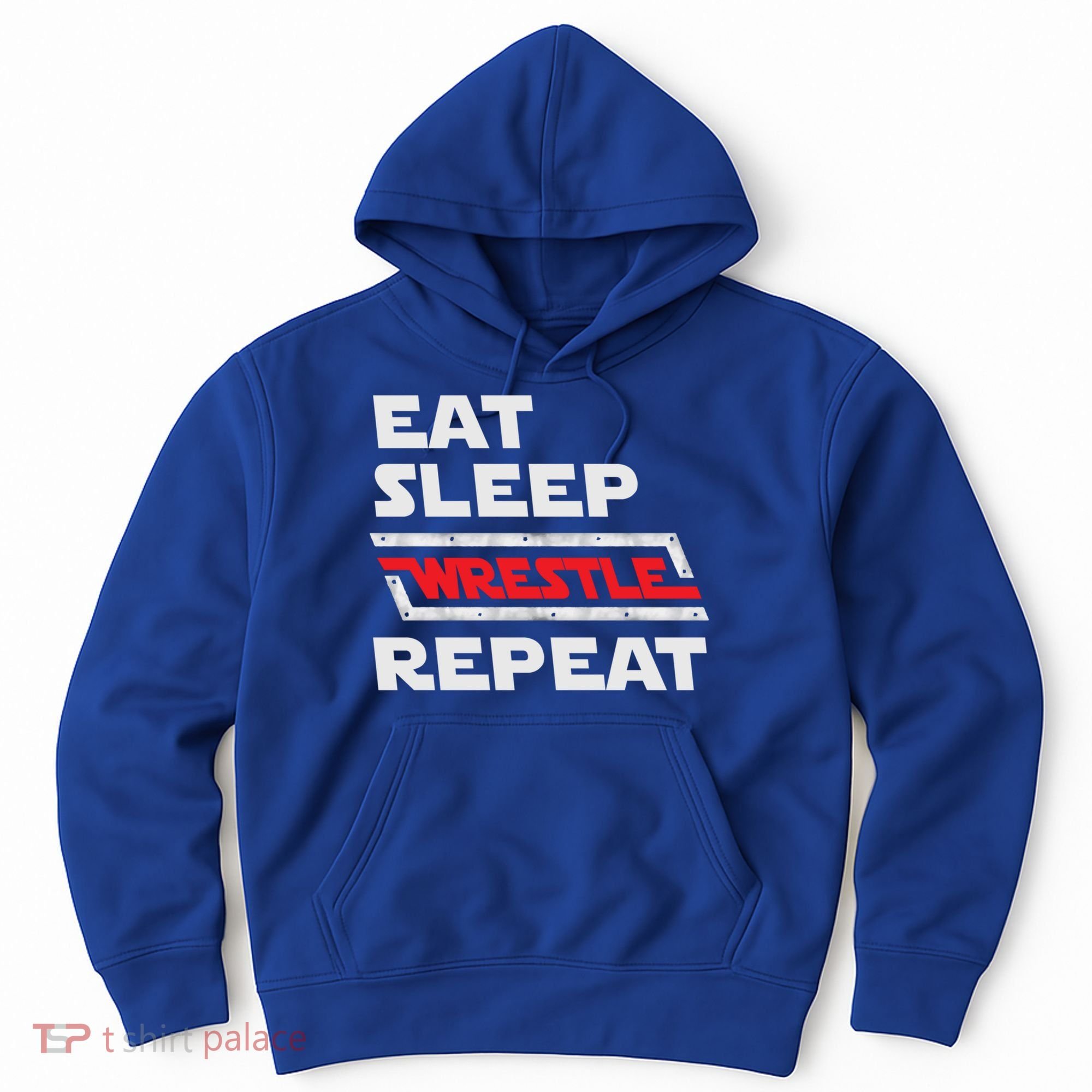 Funny Eat Sleep Wrestle Repeat Wrestling Gift Gift Hoodie
