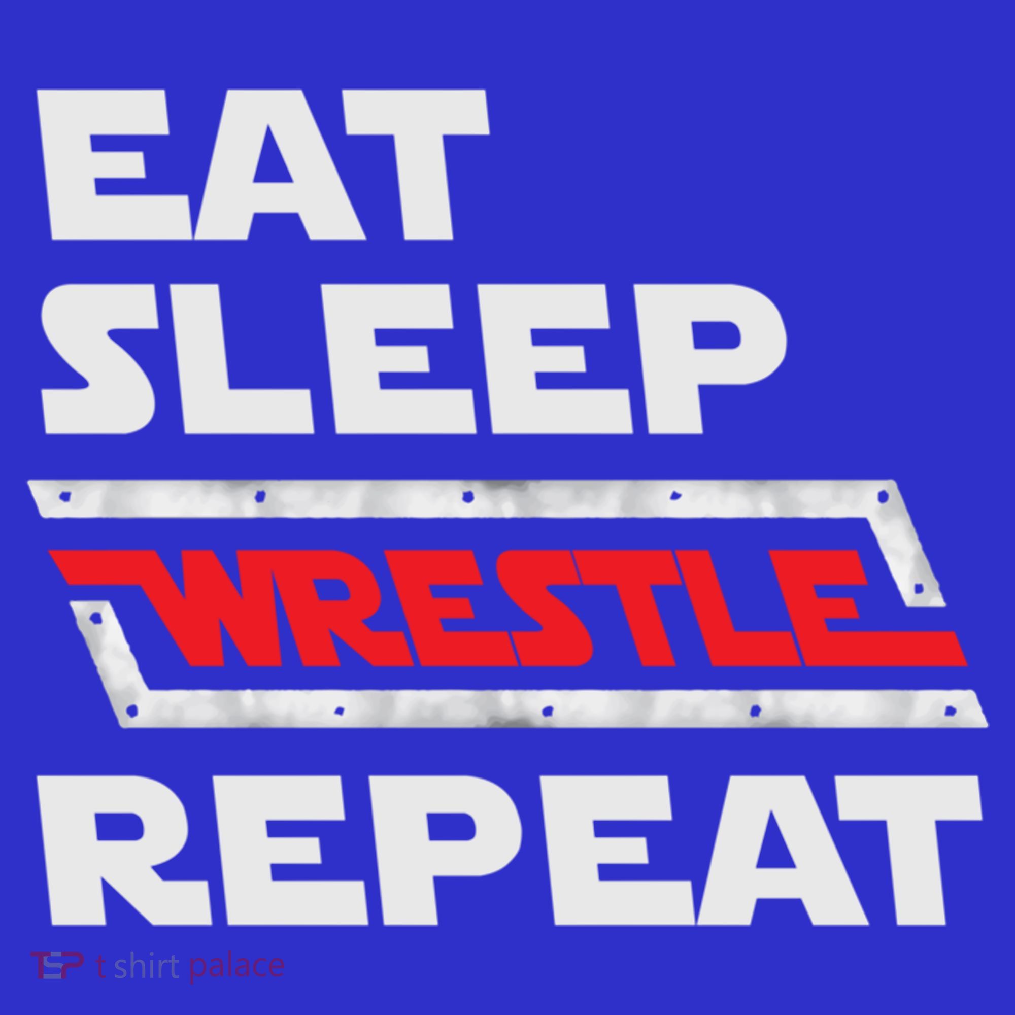 Funny Eat Sleep Wrestle Repeat Wrestling Gift Gift Long Sleeve Shirt