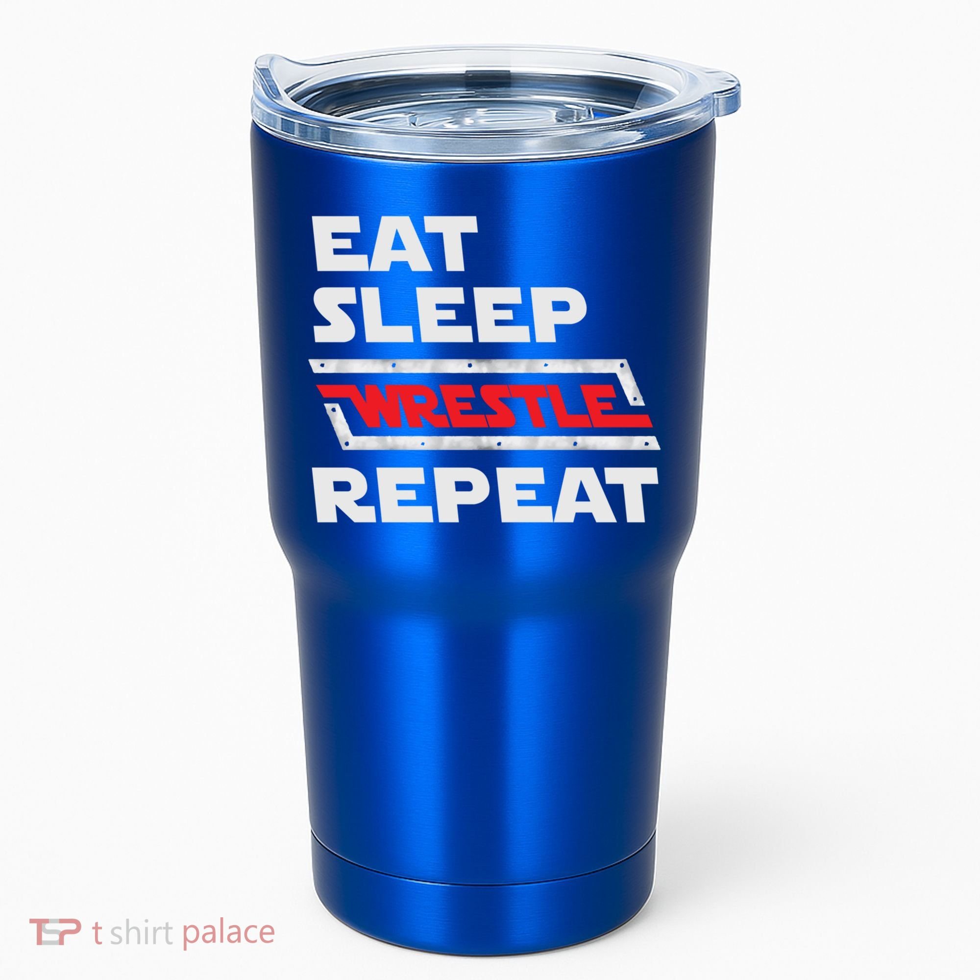 Funny Eat Sleep Wrestle Repeat Wrestling Gift Gift Tumbler