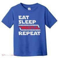 Funny Eat Sleep Wrestle Repeat Wrestling Gift Gift Toddler T-Shirt thumb 0