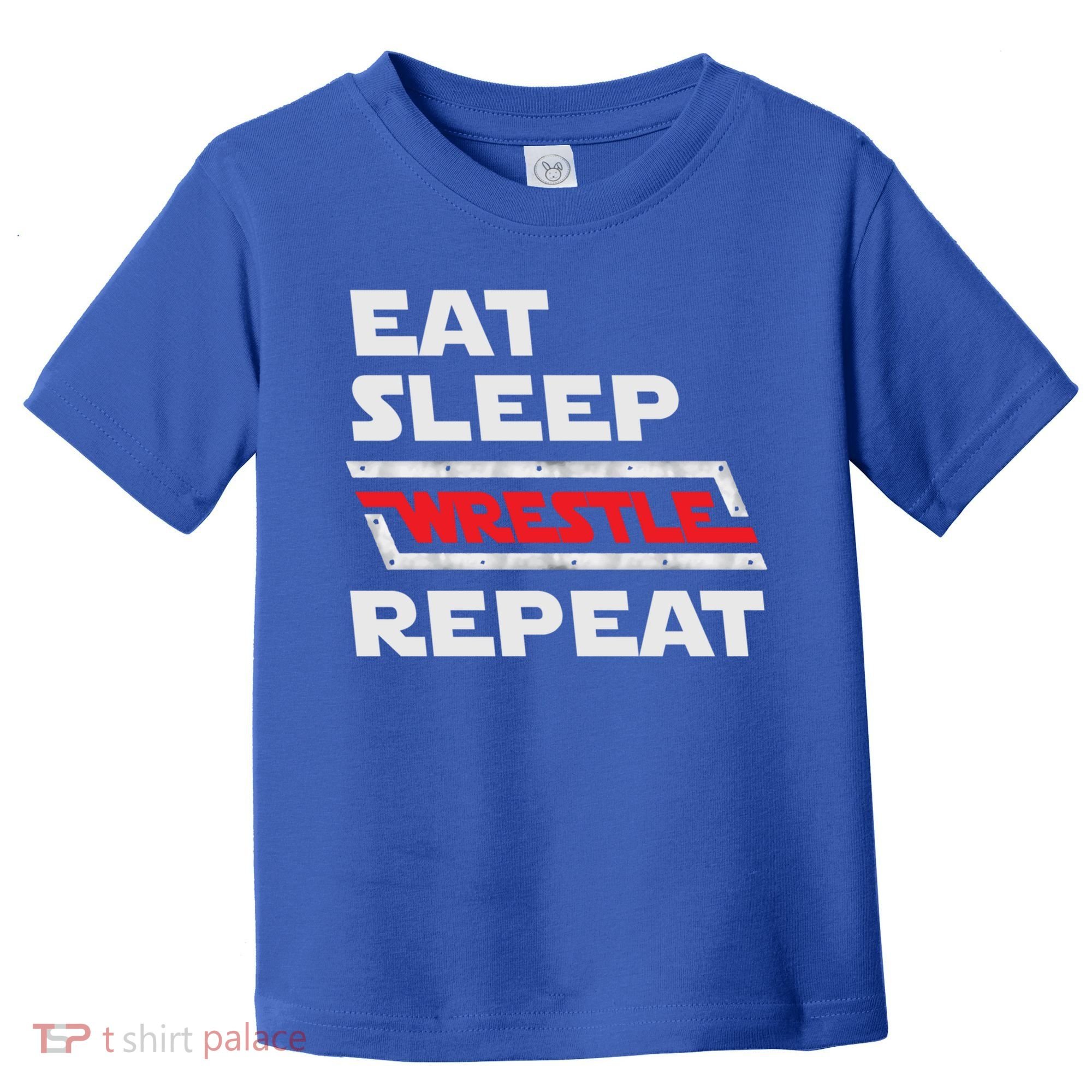 Funny Eat Sleep Wrestle Repeat Wrestling Gift Gift Toddler T-Shirt