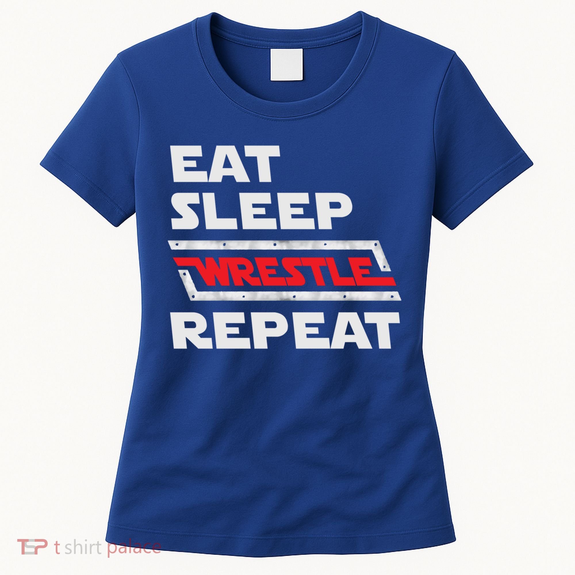 Funny Eat Sleep Wrestle Repeat Wrestling Gift Gift Women's T-Shirt