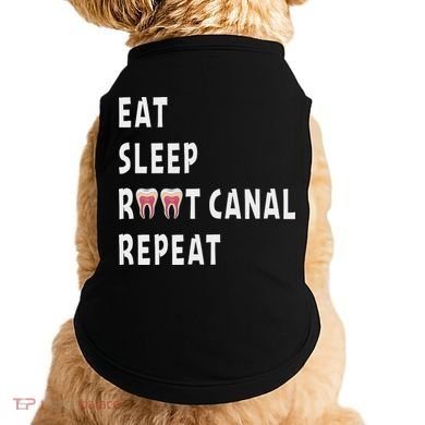 Funny Endodontist Saying Root Canal Dentist Endodontist Gift Doggie Tank