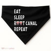 Funny Endodontist Saying Root Canal Dentist Endodontist Gift USA-Made Doggie Bandana thumb 0