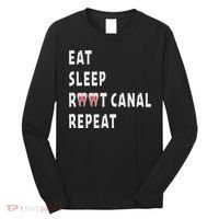 Funny Endodontist Saying Root Canal Dentist Endodontist Gift Long Sleeve Shirt thumb 0
