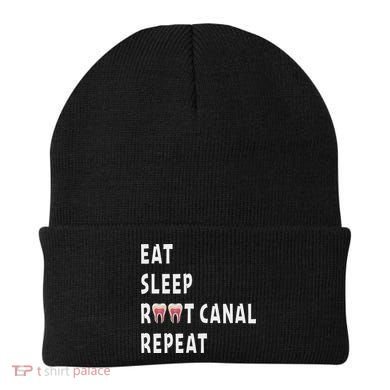 Funny Endodontist Saying Root Canal Dentist Endodontist Gift Beanie