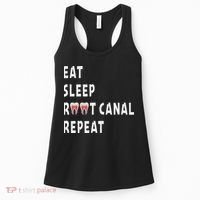 Funny Endodontist Saying Root Canal Dentist Endodontist Gift Women's Tank Top thumb 0