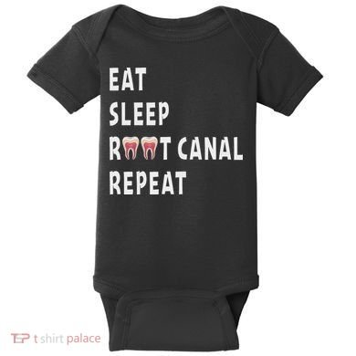 Funny Endodontist Saying Root Canal Dentist Endodontist Gift Baby Bodysuit