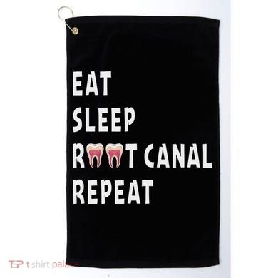 Funny Endodontist Saying Root Canal Dentist Endodontist Gift Golf Towel