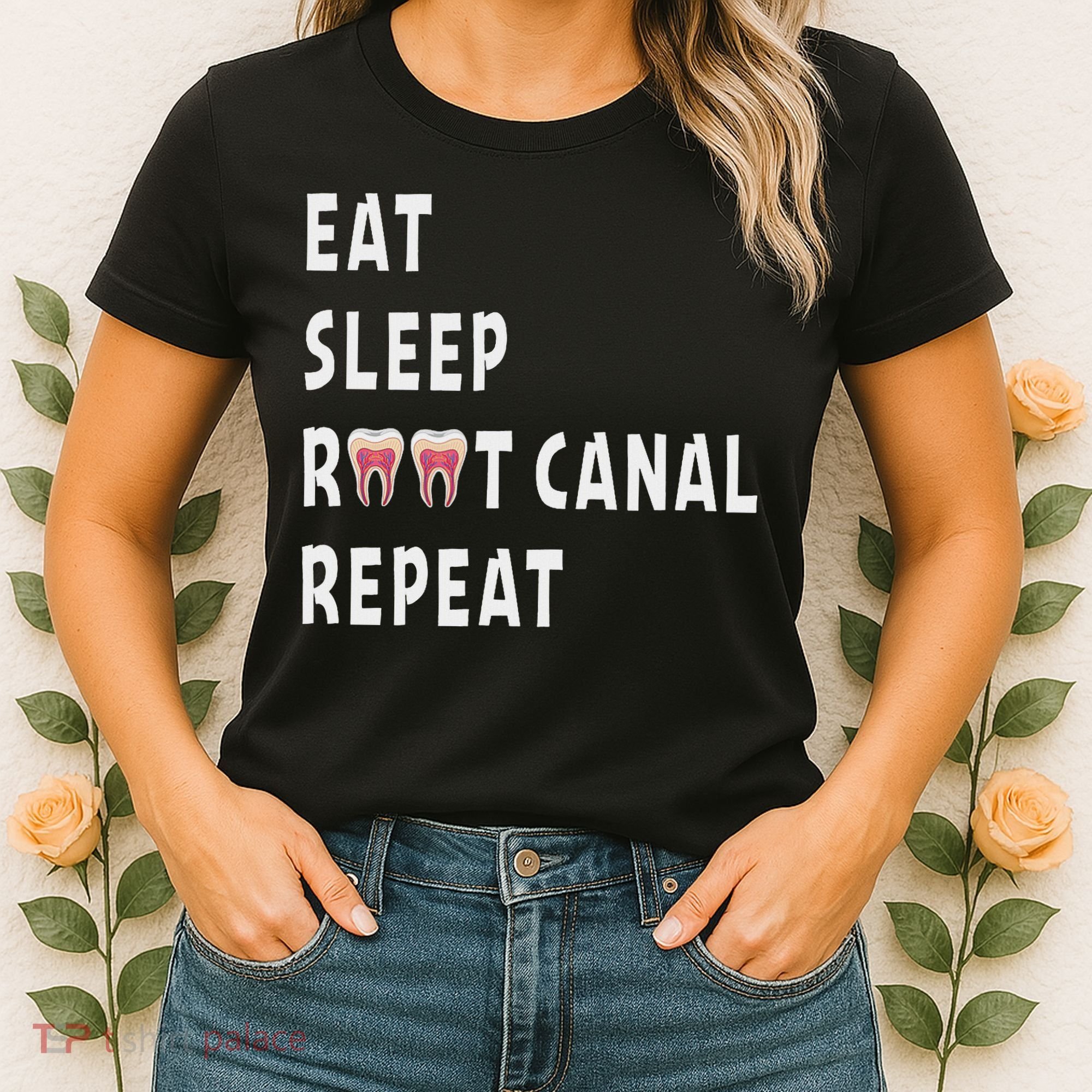 Funny Endodontist Saying Root Canal Dentist Endodontist Gift Women's T-Shirt