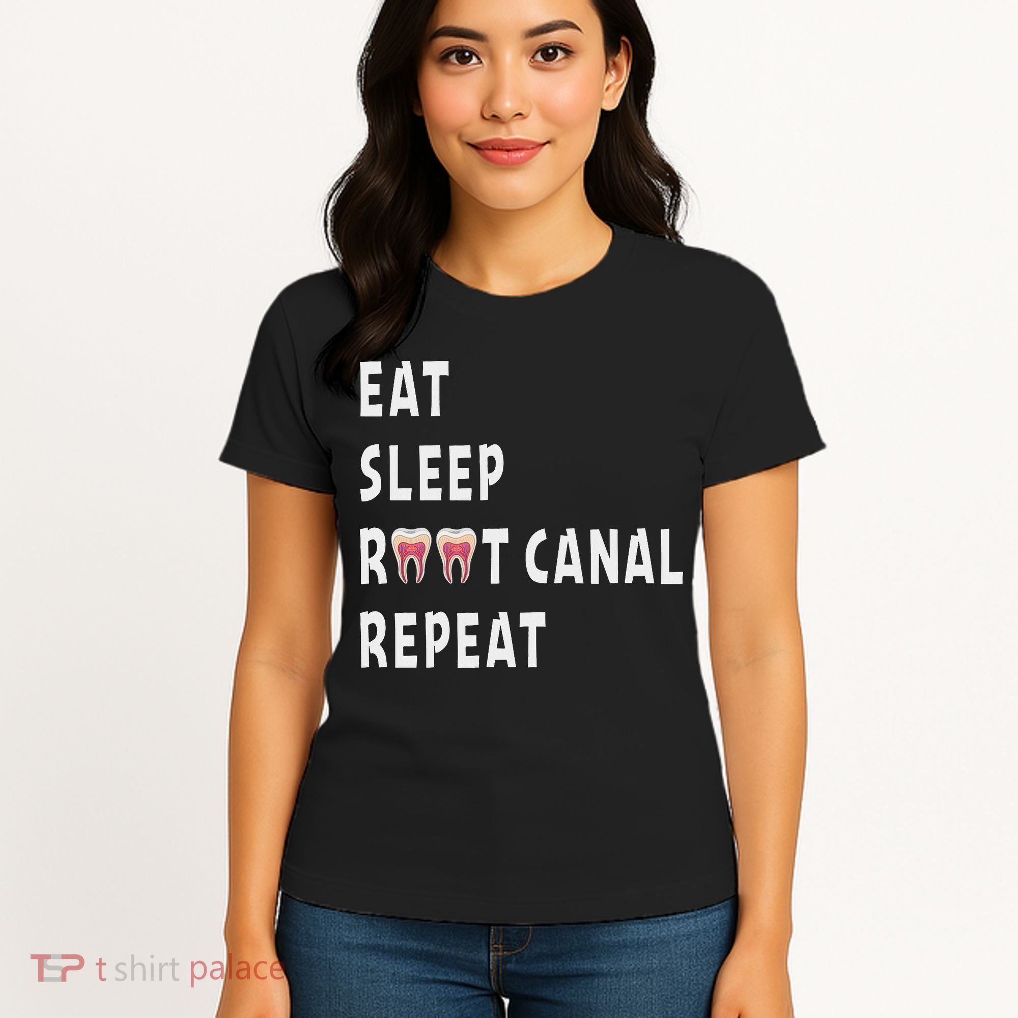 Funny Endodontist Saying Root Canal Dentist Endodontist Gift Women's T-Shirt