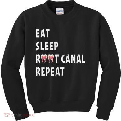 Funny Endodontist Saying Root Canal Dentist Endodontist Gift Kids Sweatshirt