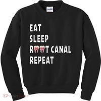 Funny Endodontist Saying Root Canal Dentist Endodontist Gift Kids Sweatshirt thumb 0