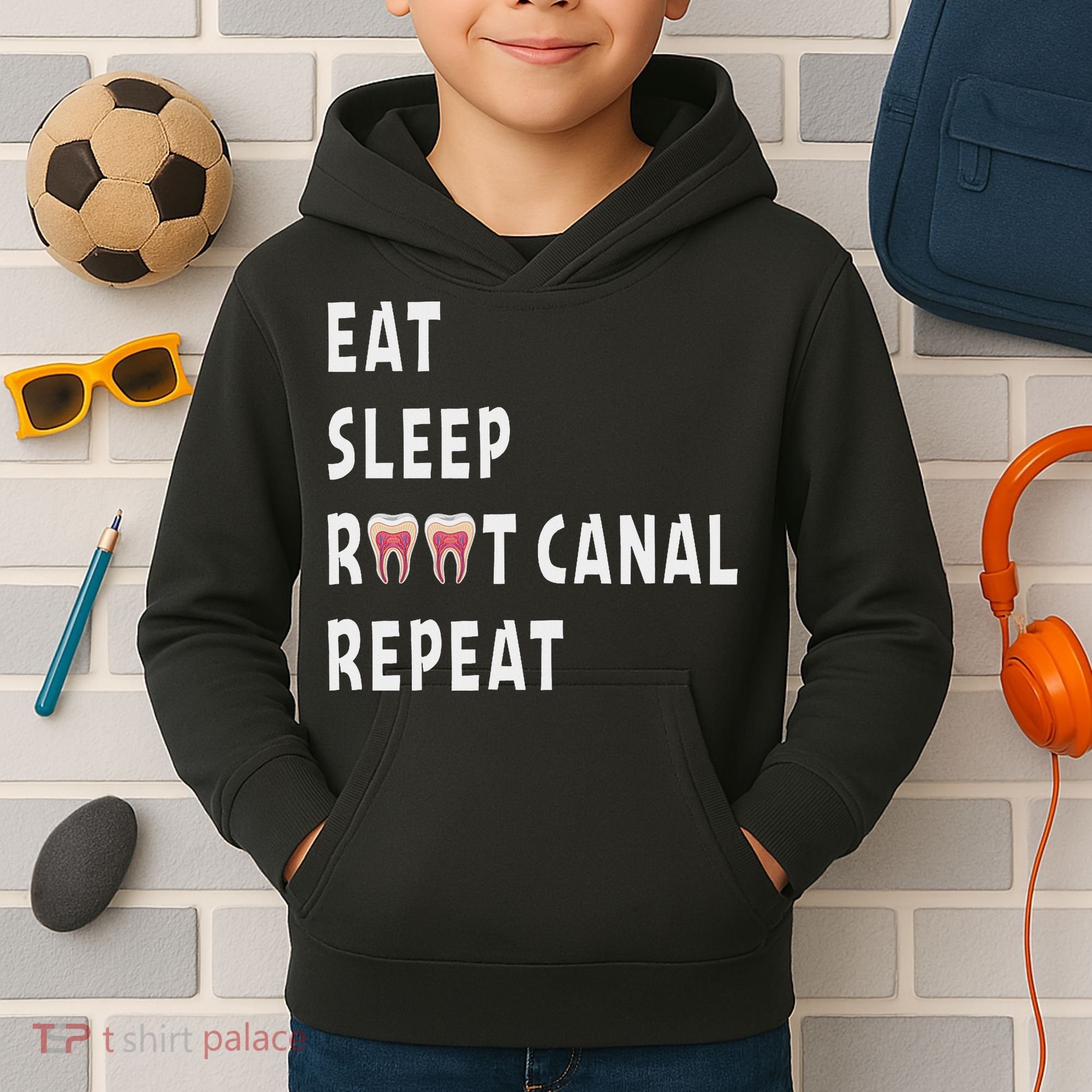 Funny Endodontist Saying Root Canal Dentist Endodontist Gift Kids Hoodie