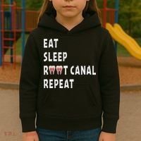 Funny Endodontist Saying Root Canal Dentist Endodontist Gift Kids Hoodie thumb 3