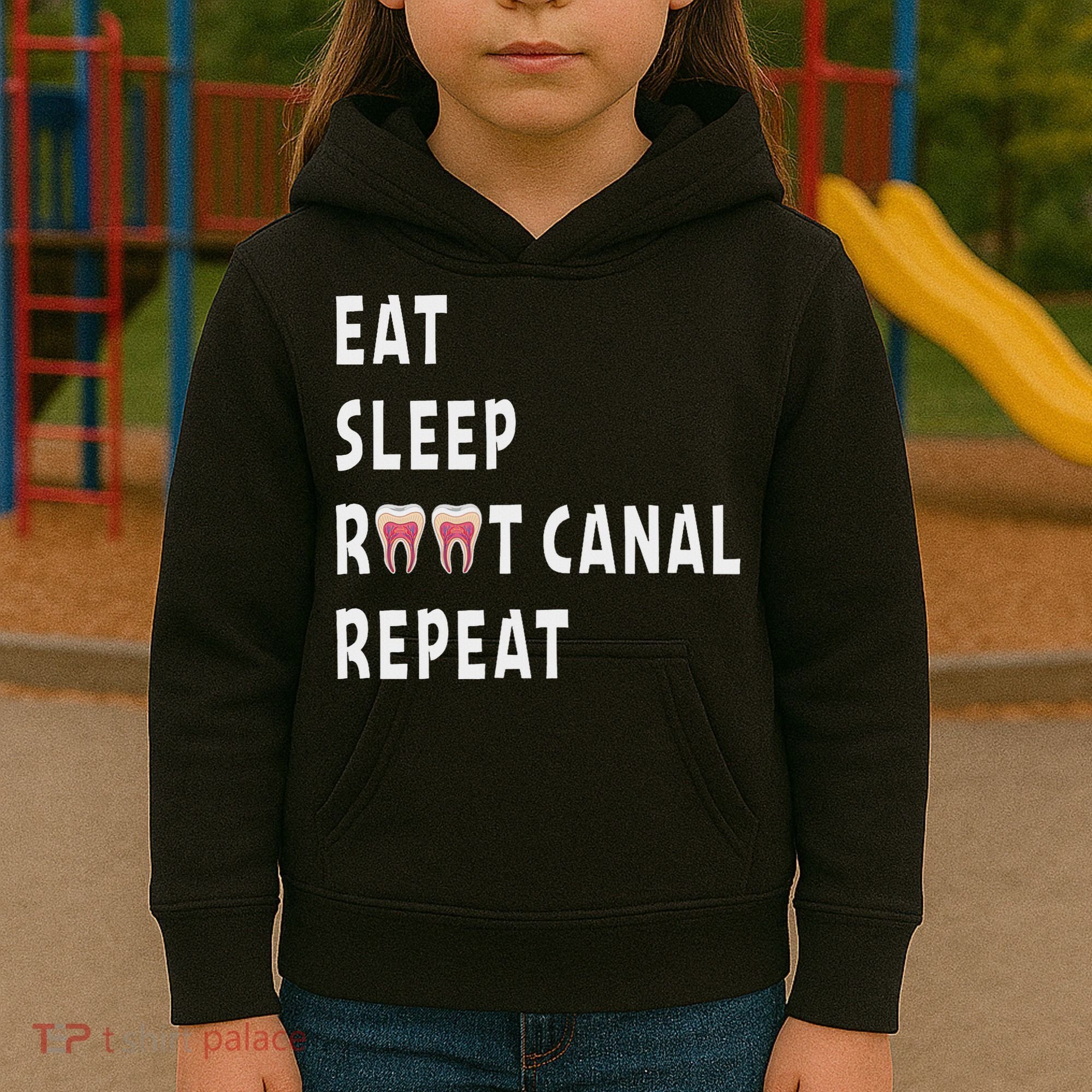 Funny Endodontist Saying Root Canal Dentist Endodontist Gift Kids Hoodie