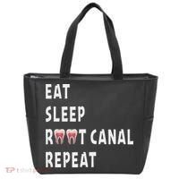 Funny Endodontist Saying Root Canal Dentist Endodontist Gift Tote Bag thumb 0