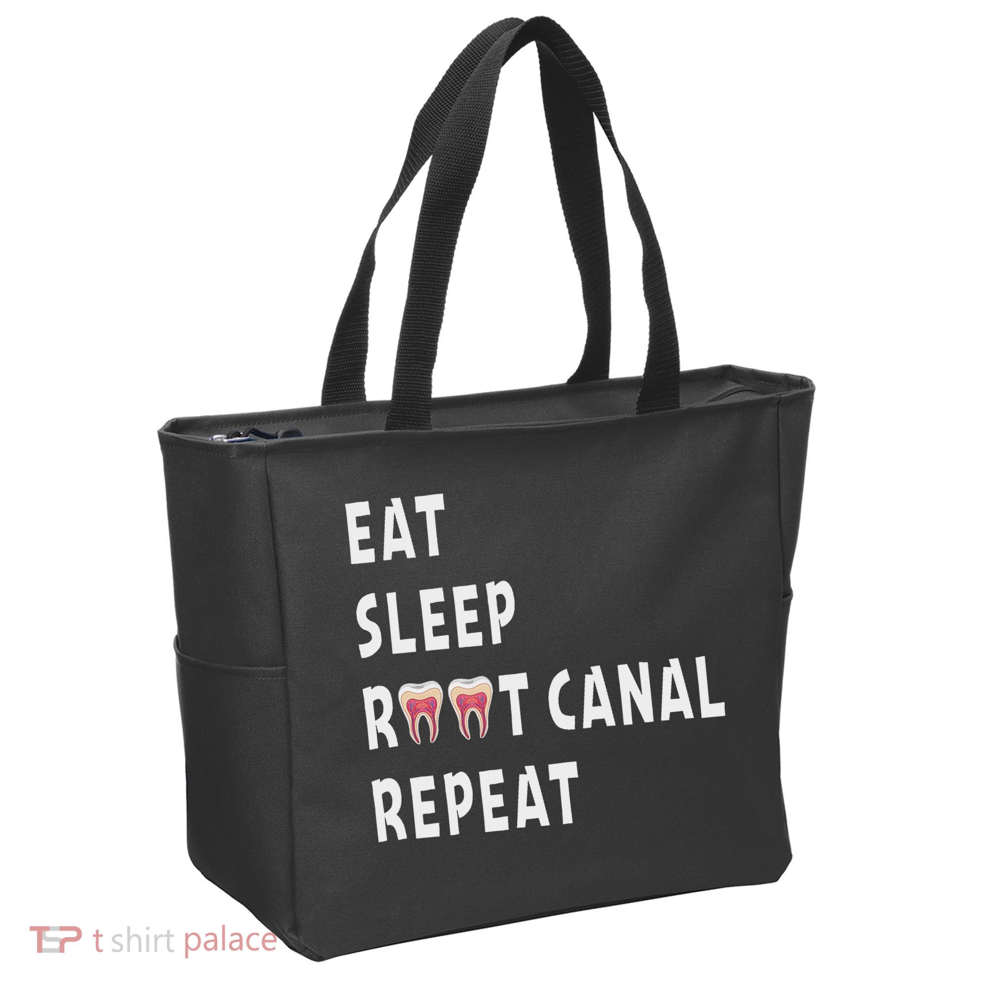 Funny Endodontist Saying Root Canal Dentist Endodontist Gift Tote Bag