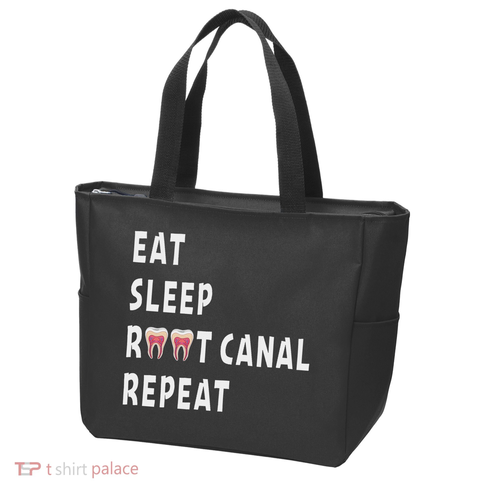 Funny Endodontist Saying Root Canal Dentist Endodontist Gift Tote Bag