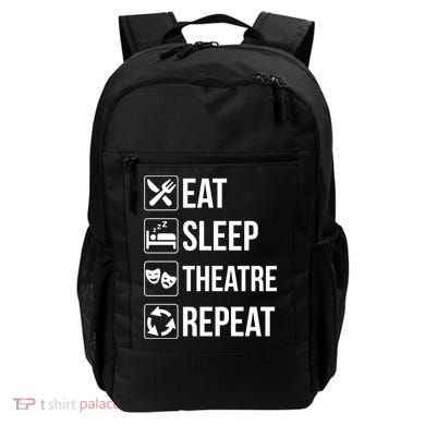 Funny Eat Sleep Theatre Repeat Gift Backpack