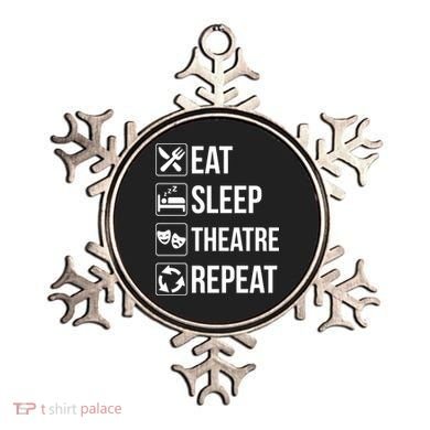 Funny Eat Sleep Theatre Repeat Gift Ornament