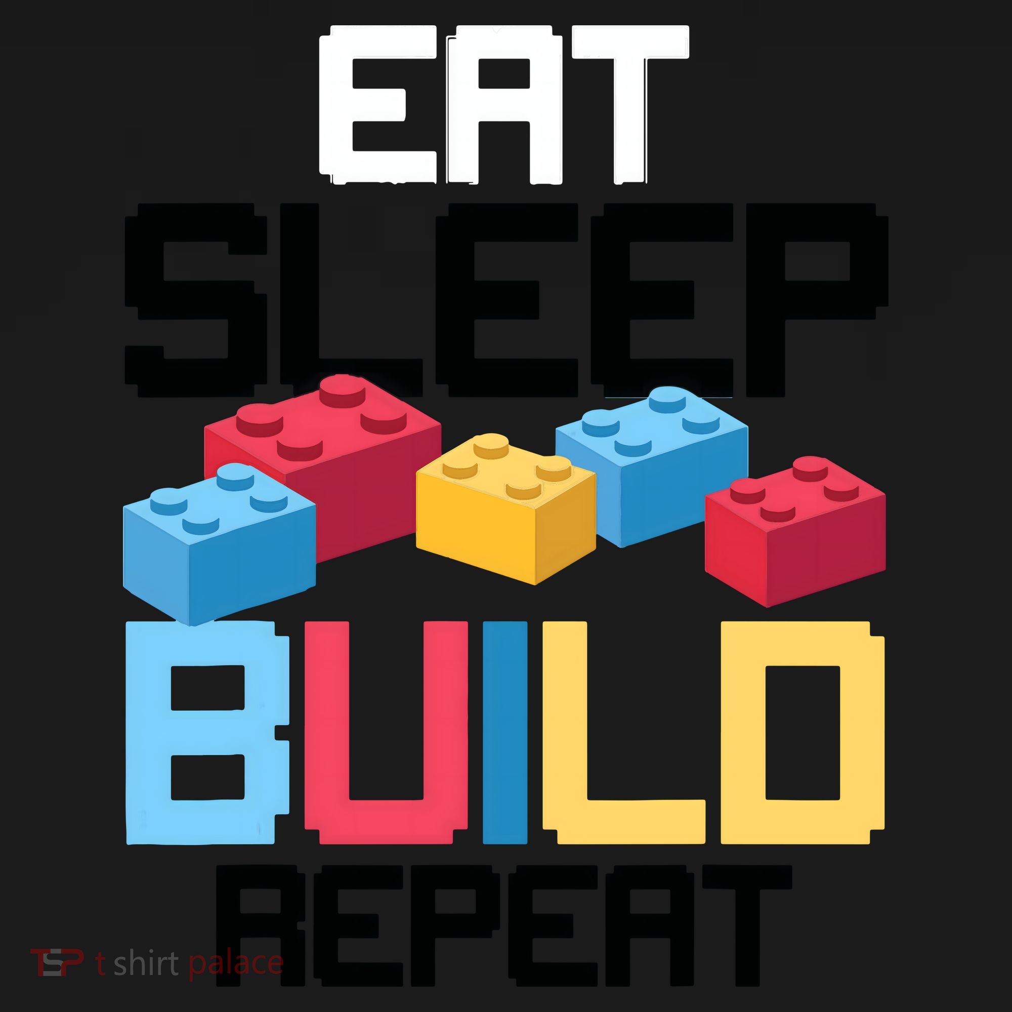 Funny Eat Sleep Build Gift Men Women Cool Blocks Building Women's Hoodie