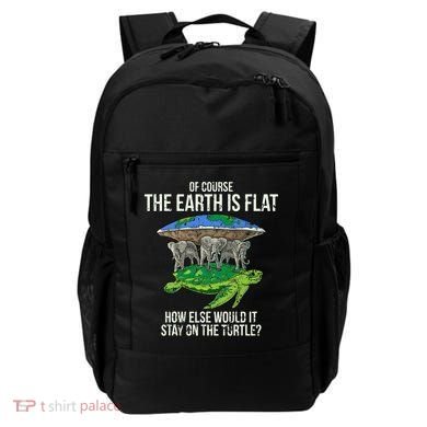 Flat Earth Society Turtle Elephants  Gift Backpack