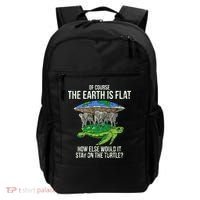 Flat Earth Society Turtle Elephants  Gift Backpack thumb 0