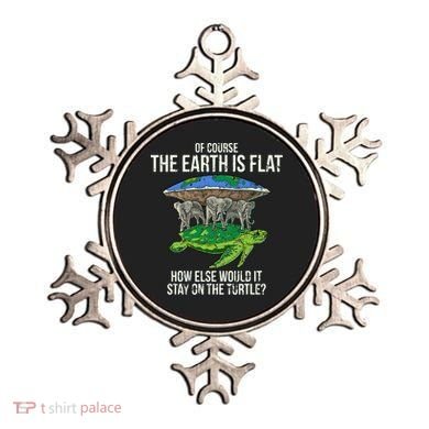 Flat Earth Society Turtle Elephants  Gift Ornament