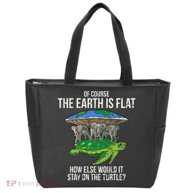 Flat Earth Society Turtle Elephants  Gift Tote Bag