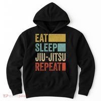 Funny Eat Sleep Jiu-Jitsu Repeat Gift Hoodie thumb 0